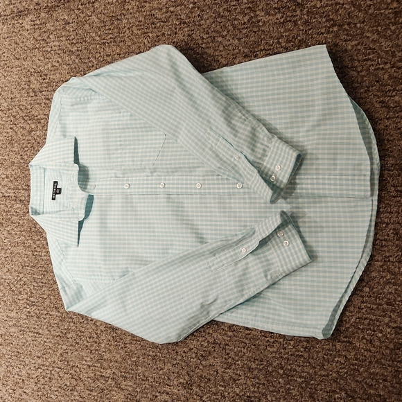 Men's Dress Shirt Bundle Size M George/Chaps/Beverly Hills Polo Club Plaids - Picture 10 of 14